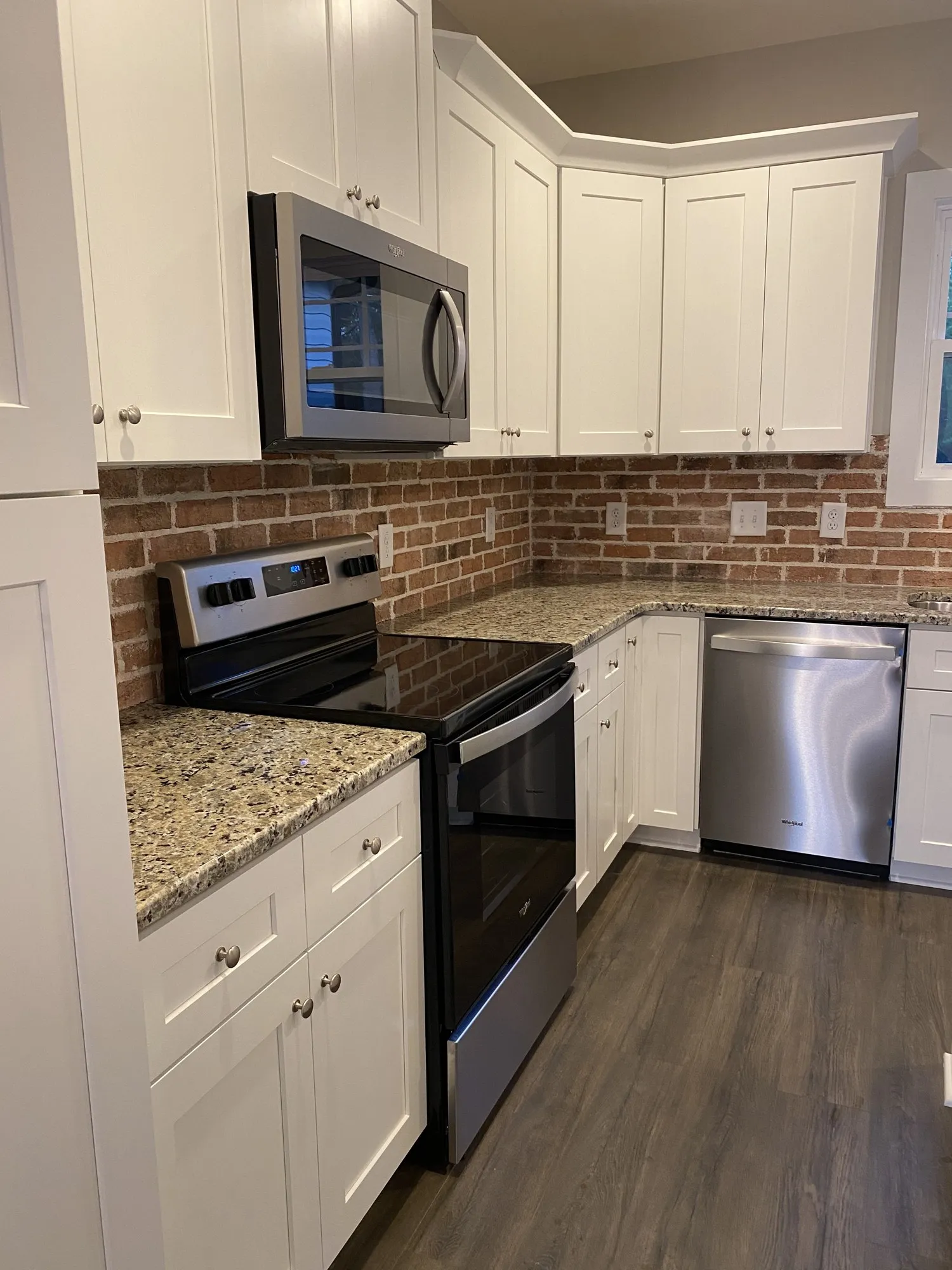 Kitchen — Brick Backsplash